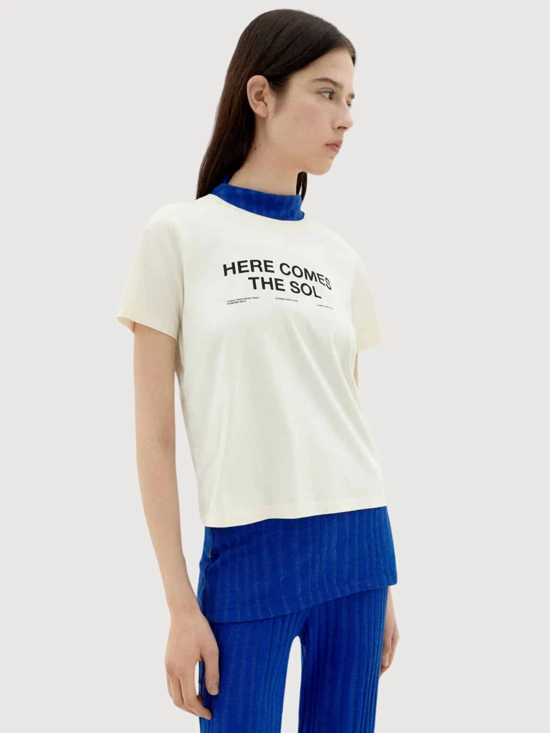 Classic Sol White Ida Tee | Thinking Mu