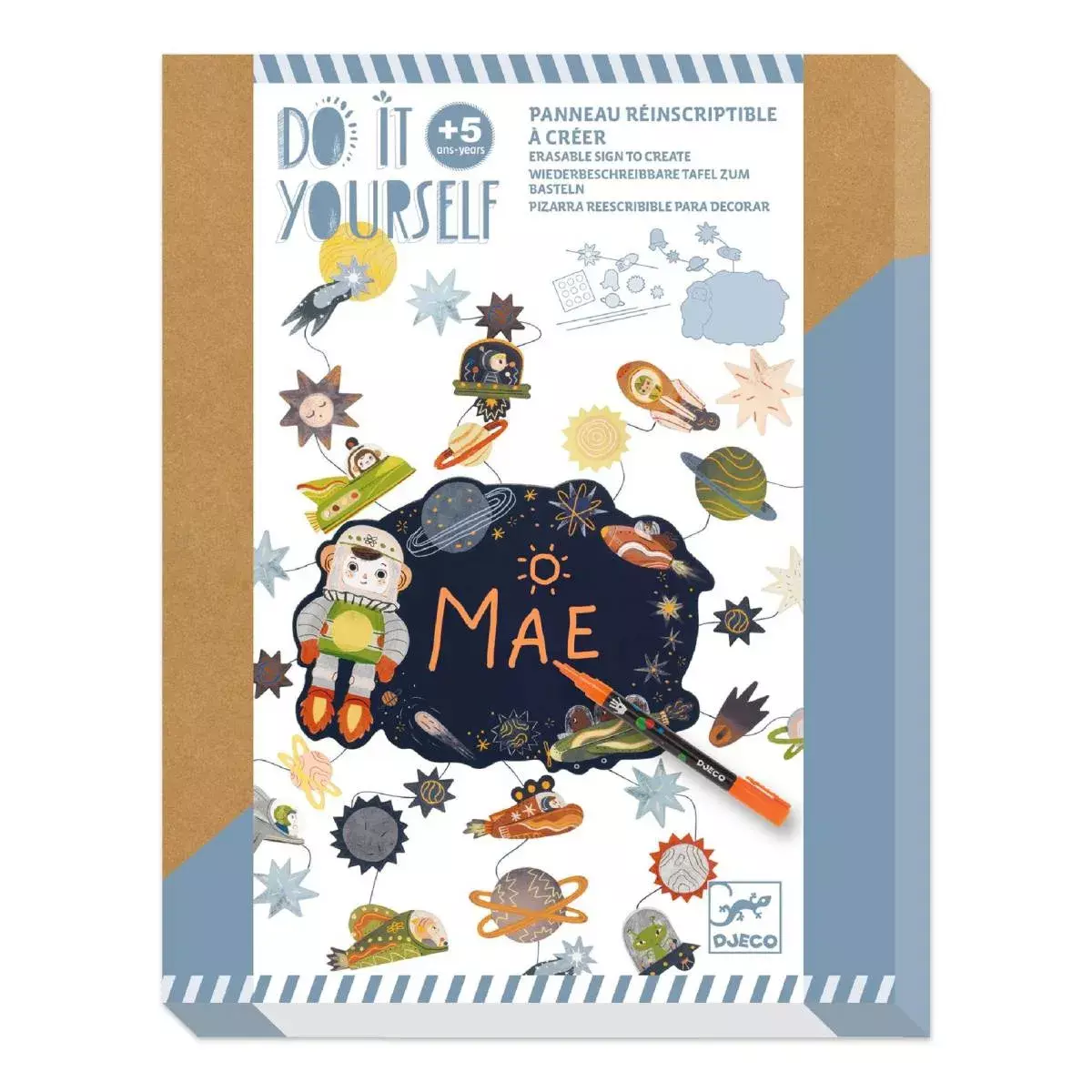 DIY Türschild "Weltall"