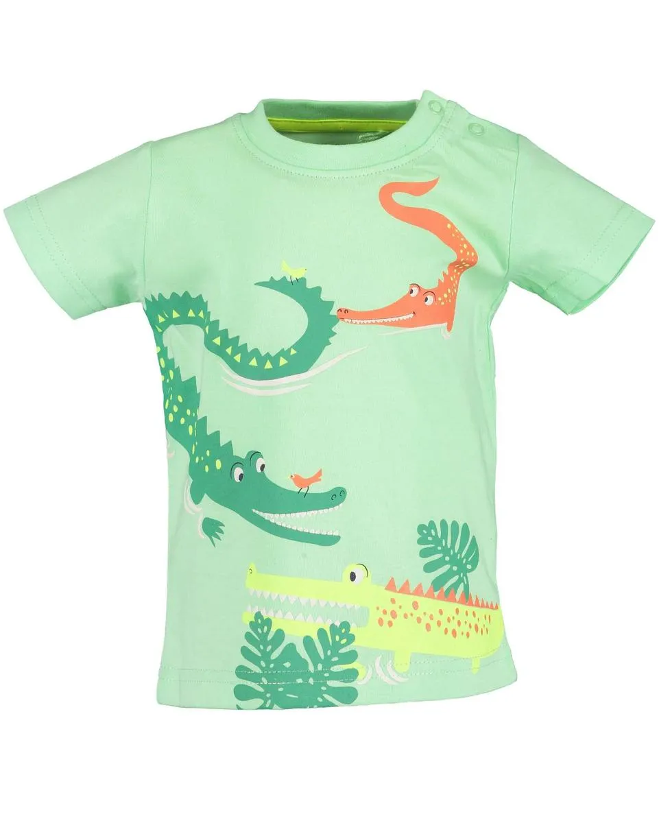 T-Shirt "Aligator", Biobaumwolle, hellgrün