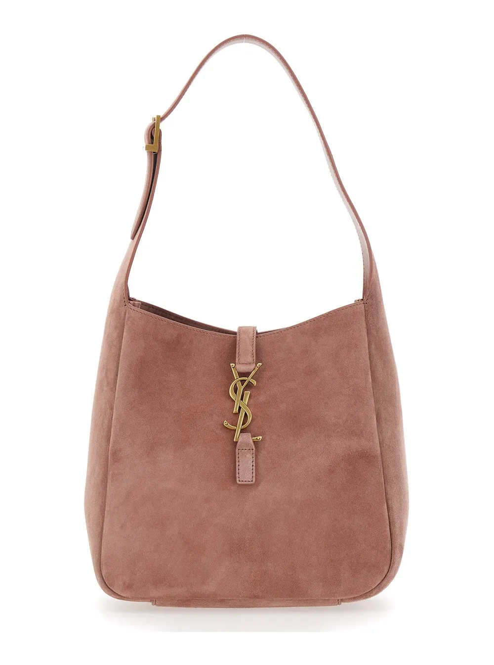 Beige Umhängetasche "Le 5 à 7" mit Hakenverschluss mit Cassandre aus weichem Leder Damen