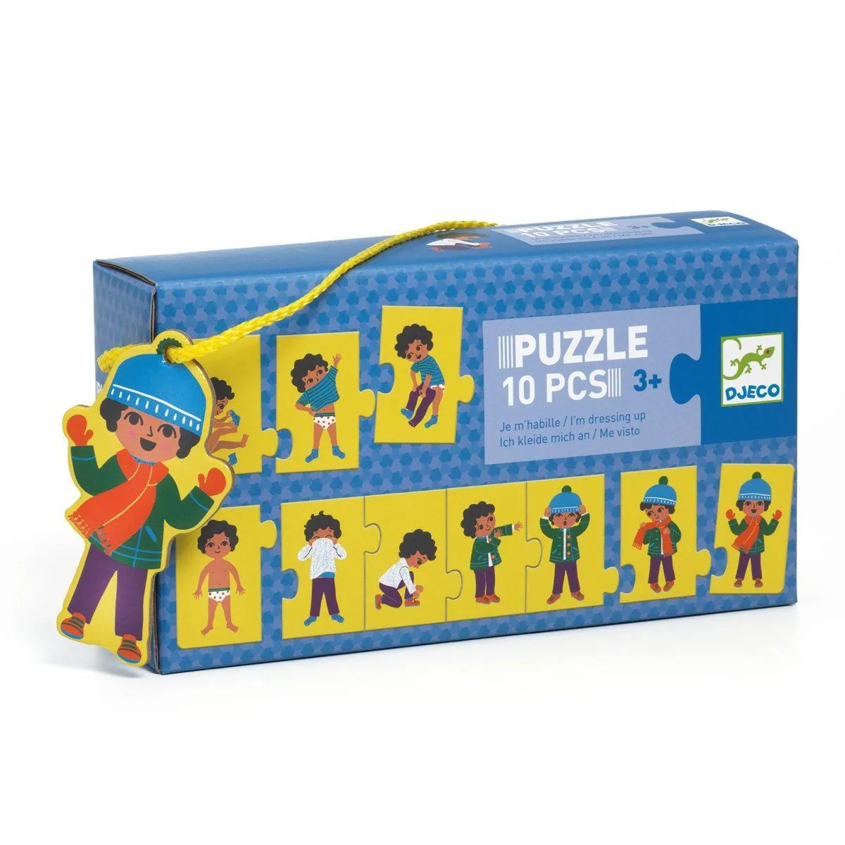 Puzzle "Ich ziehe mich an", Reihenpuzzle
