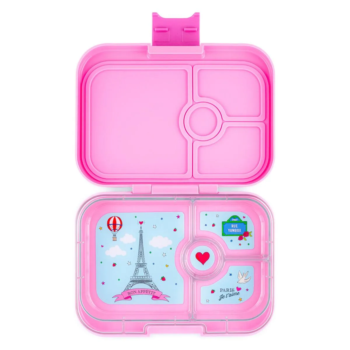 Yumbox Panino, rosa mit Inlay "Paris"