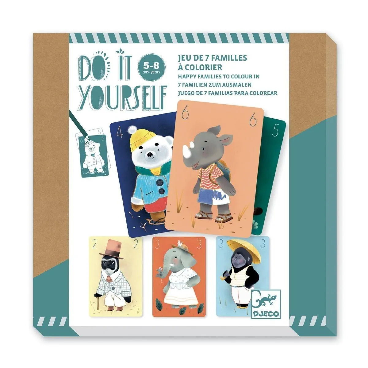 DIY: Quartett "Edle Tiere"