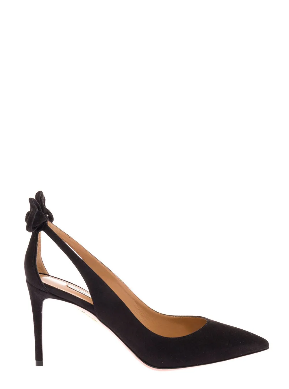 Aquazzurra Woman es Deneuve Schwarz Wildleder Pumps