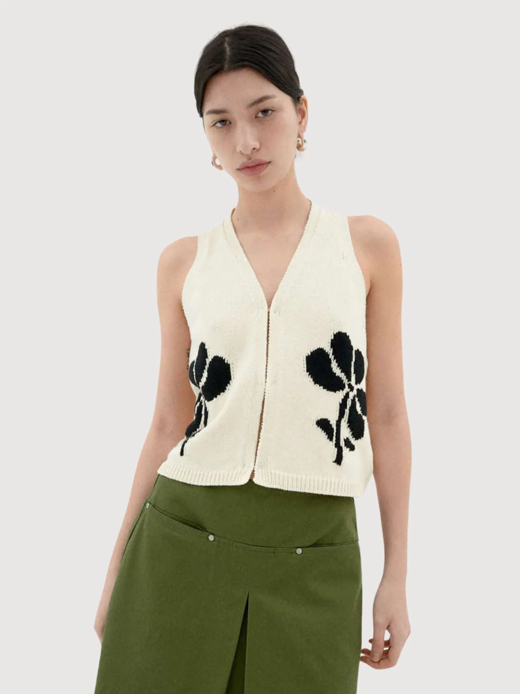 Marygold Robbie Knit Weste | Thinking Mu